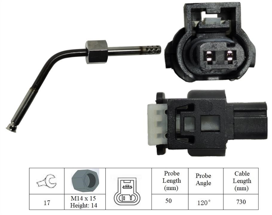 Lucas diesel LGS7228 Exhaust gas temperature sensor LGS7228