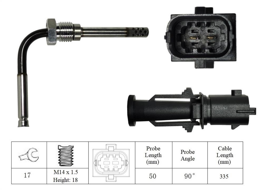 Lucas Electrical LGS6069 Exhaust gas temperature sensor LGS6069