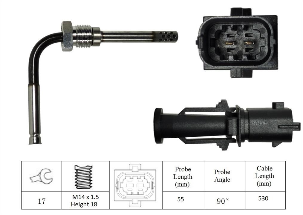 Lucas Electrical LGS6062 Exhaust gas temperature sensor LGS6062