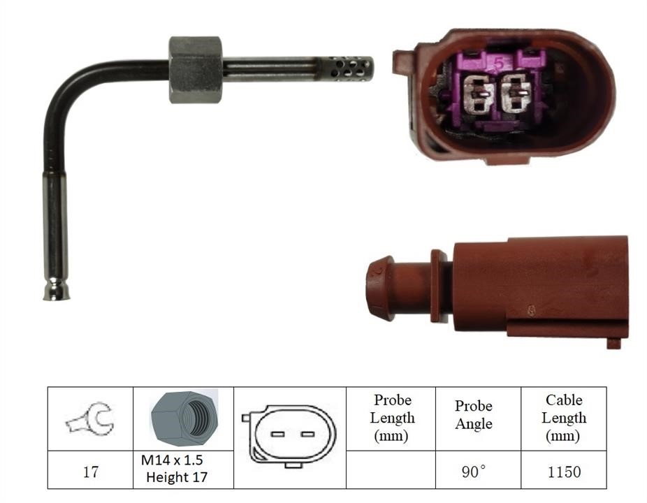 Lucas Electrical LGS6018 Exhaust gas temperature sensor LGS6018