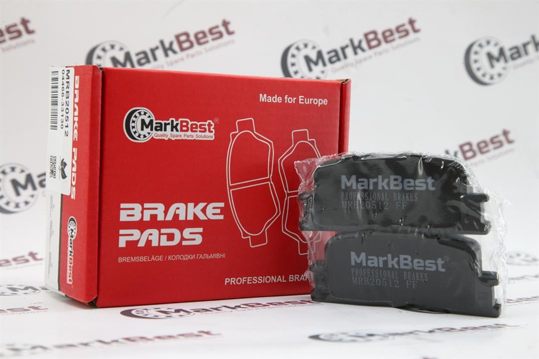 MarkBest MRB20512 Brake Pad Set, disc brake MRB20512