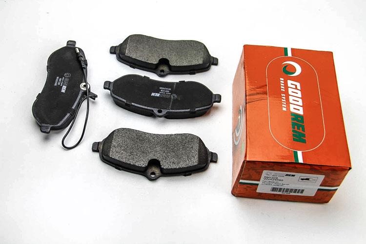 Goodrem RM1228 Front disc brake pads, set RM1228