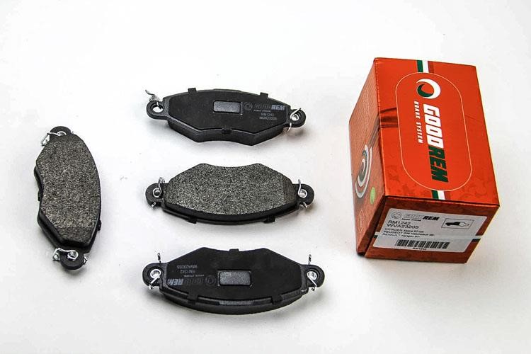 Goodrem RM1242 Brake Pad Set, disc brake RM1242