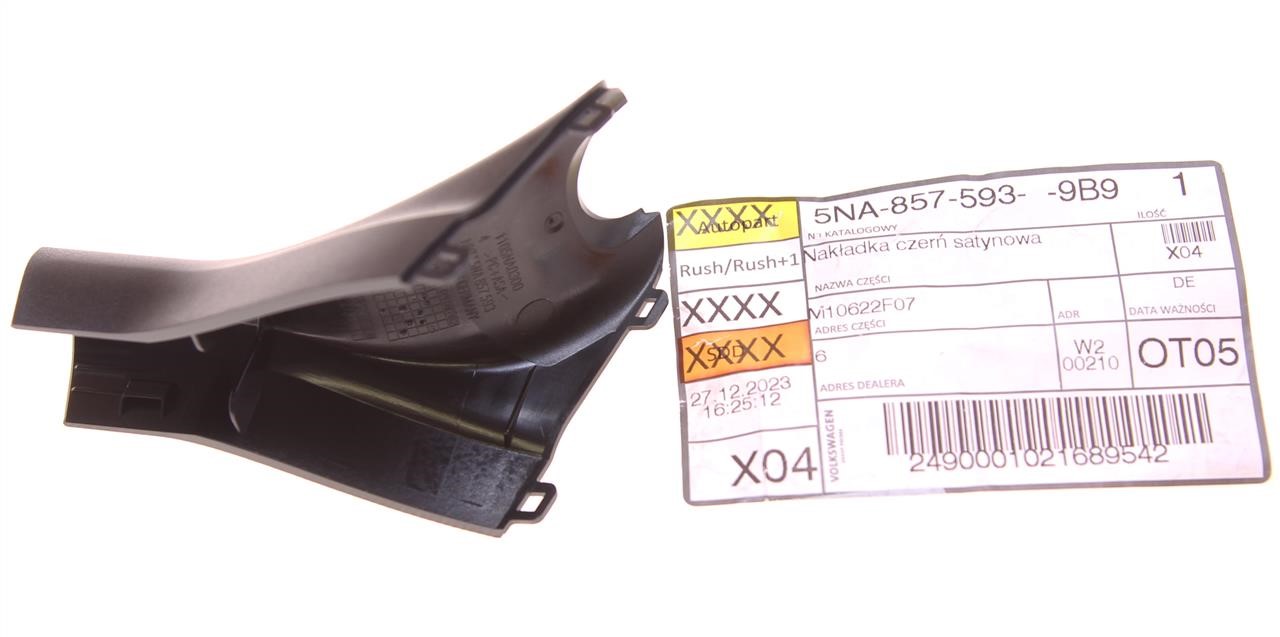 Interior mirror cover VAG 5NA 857 593 9B9
