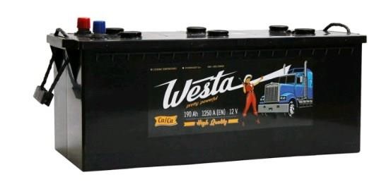 Westa WPP190 Battery WESTA 6CT-190 Pretty Powerful 12V 190Ah 1250(EN) L+ WPP190