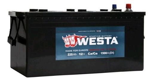 Westa WPR225 Battery WESTA 6CT-225 12V 225Ah 1500(EN) L+ WPR225