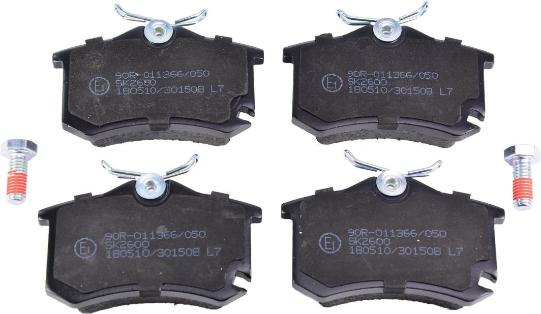 Rear disc brake pads, set ABE C2W026ABE