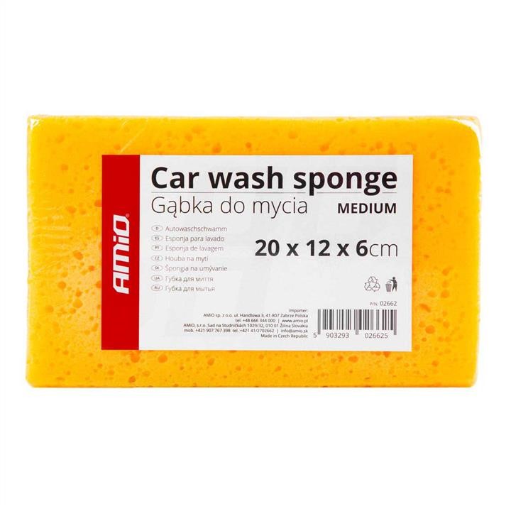 AMiO 02662 Sponge for car wash Medium 20x12x6 cm 02662