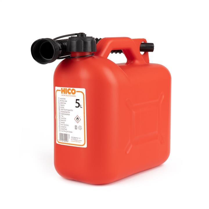 AMiO J0209 Plastic fuel can 5L, red J0209