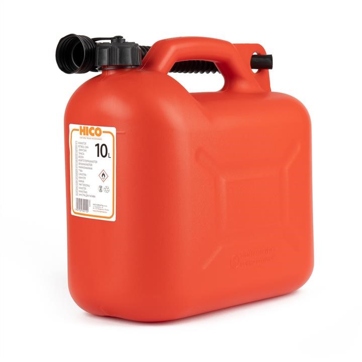 AMiO J1068 Plastic fuel can 10L, red J1068