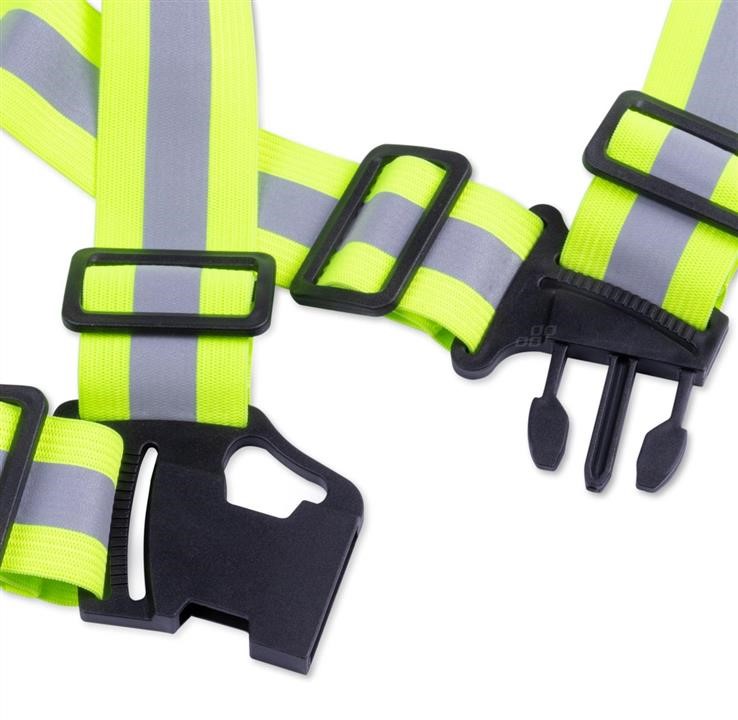 Reflective safety belt vest green color EN20471 AMiO 03104