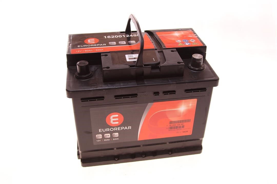 Eurorepar 1620012480-DEFECT Battery Eurorepar Star-Stop EFB 12V 60Ah 640A(EN) R+, Expired 1620012480DEFECT