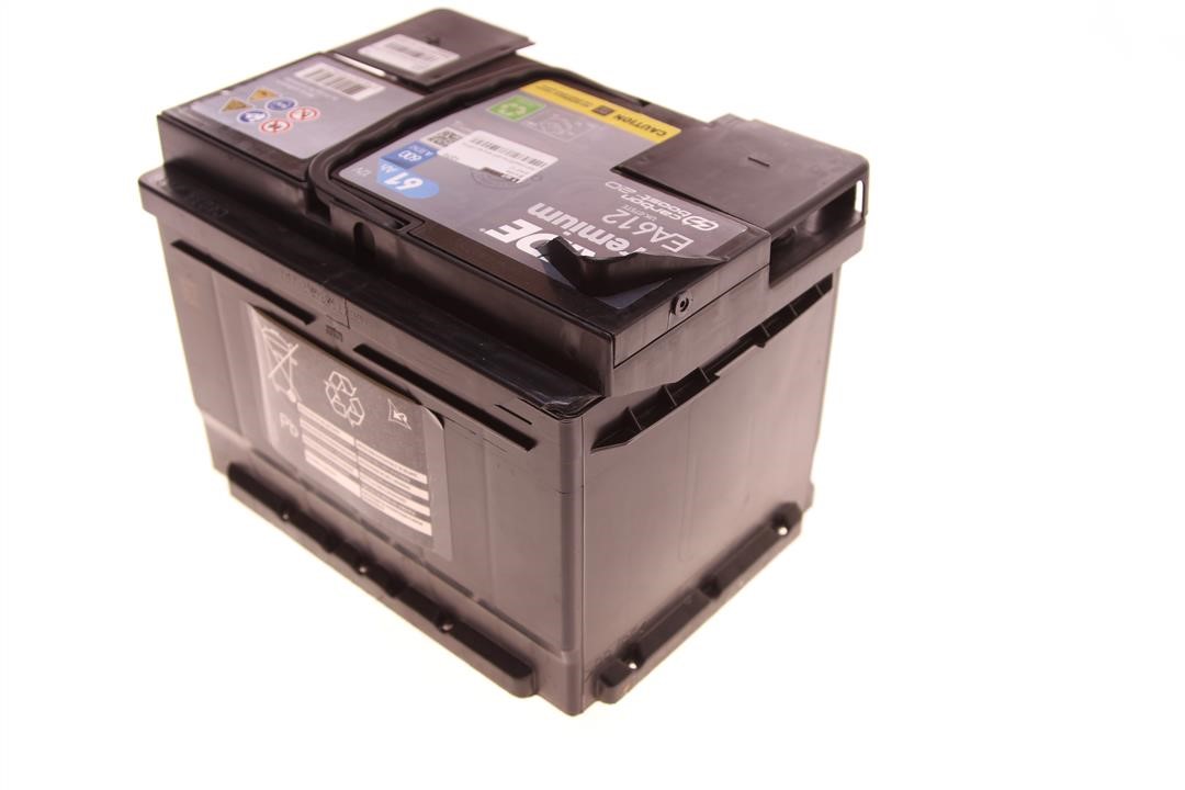 Exide EA612-DEFECT Battery Exide Premium 12V 61Ah 600A(EN) R+, Damaged corner on the case EA612DEFECT