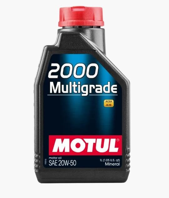 Motul 102769 Engine oil Motul 2000 MULTIGRADE 20W-50, 1L 102769