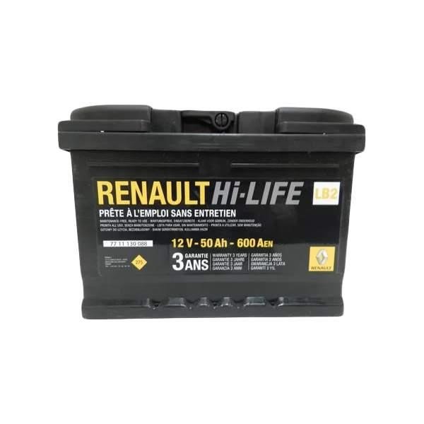 Renault 77 11 130 088 Battery Renault 12V 50Ah 600A(EN) R+ 7711130088