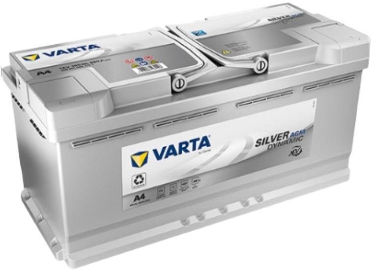Varta 605901095J382 Battery Varta Silver Dynamic AGM 12V 105AH 950A(EN) R+ 605901095J382