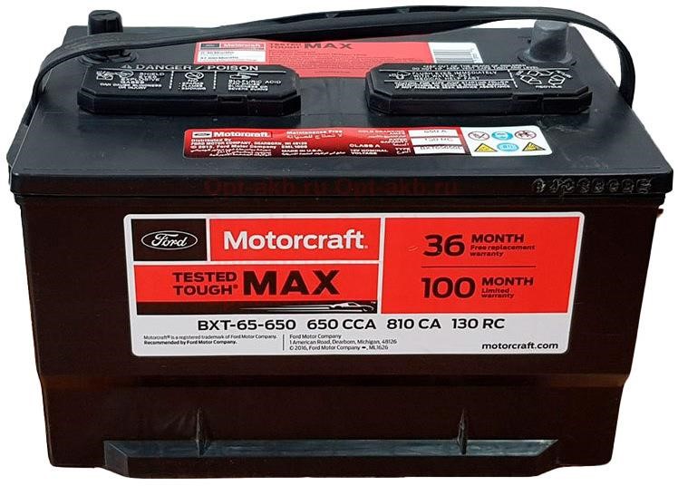 Ford BXT6-5650 Battery Ford MAX 12V 65Ah 650A(EN) R+ BXT65650