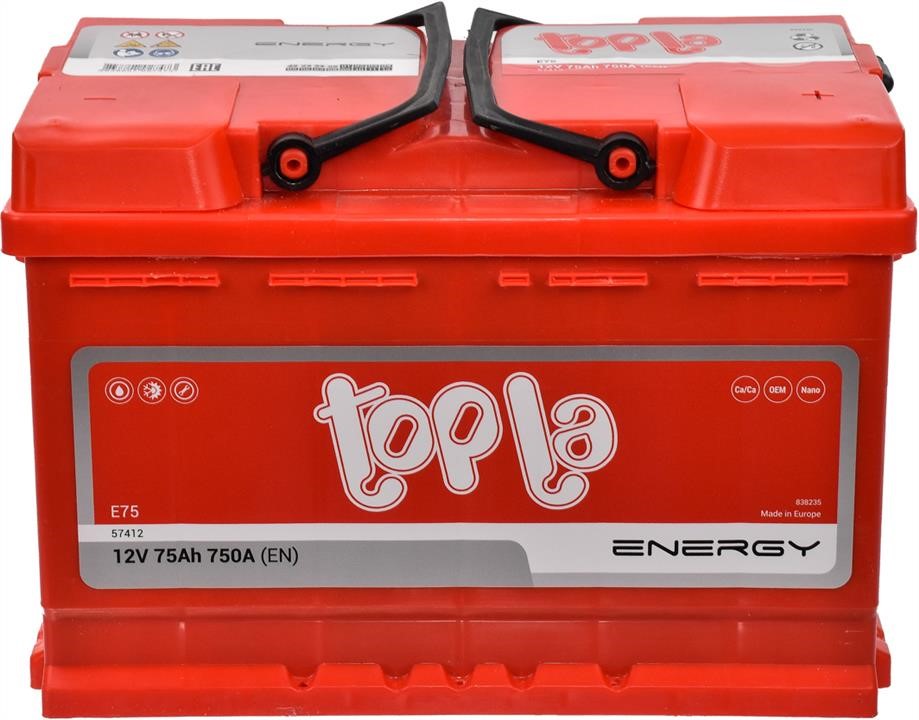 Topla 108075 Battery Topla Energy 12V 75AH 750A(EN) R+ 108075