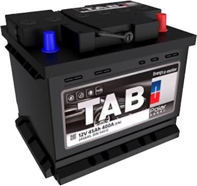 TAB 245645 Battery TAB Polar 12V 45Ah 400A(EN) R+ 245645