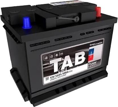 TAB 245655 Battery Tab Polar 12V 55AH 500A(EN) R+ 245655