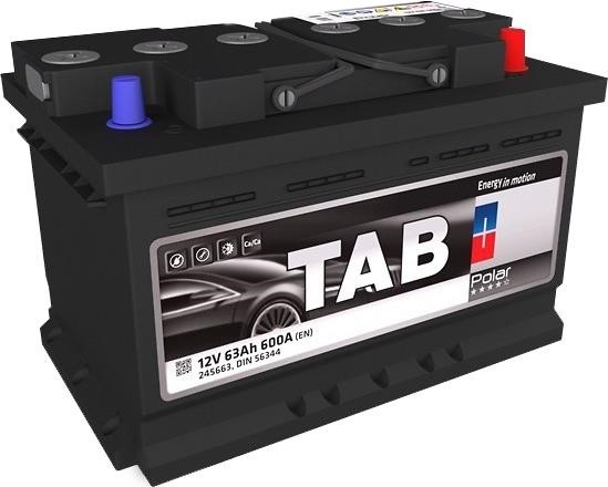 TAB 245663 Battery TAB Polar 12V 63Ah 600A(EN) R+ 245663