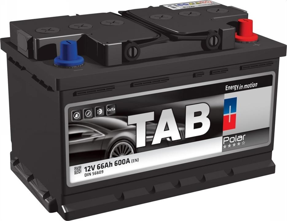 TAB 245666 Battery TAB Polar 12V 66Ah 600A(EN) R+ 245666