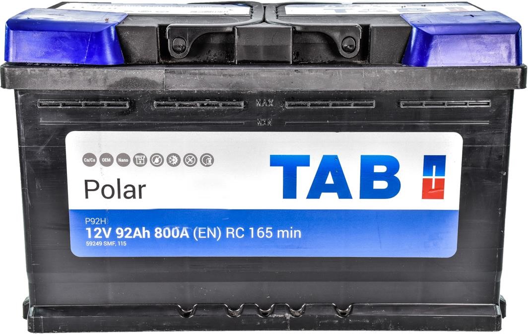 TAB 245692 Battery Tab Polar 12V 92AH 800A(EN) R+ 245692