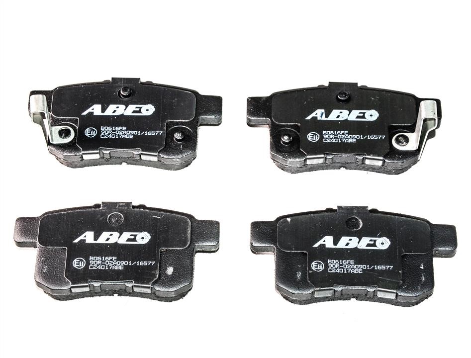 ABE C24017ABE Rear brake pad set C24017ABE C24017ABE ABE Rear brake pad set