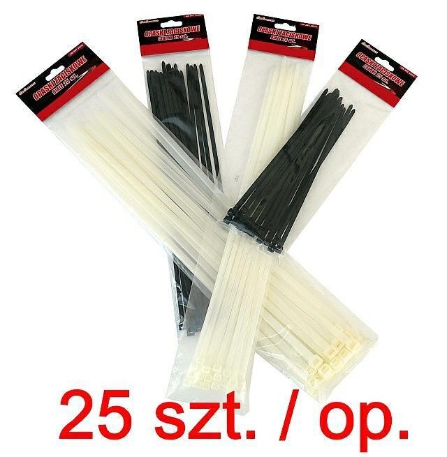 Carcommerce 42275 Cable Tie - 380/4,8 White (25 Pcs) 42275