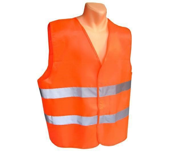 Carcommerce 42317 Safety Vest Orange With Ce 42317