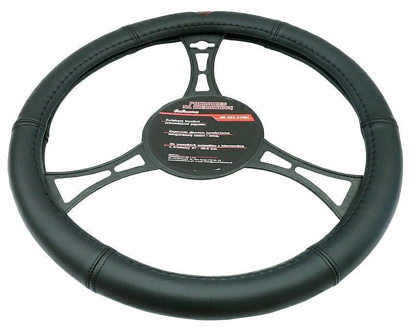 Carcommerce 61342 Steering Wheel Cover Black 61342