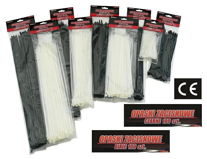 Carcommerce 61176 Cable Tie - 200/4,5 Black (100 Pcs) 61176