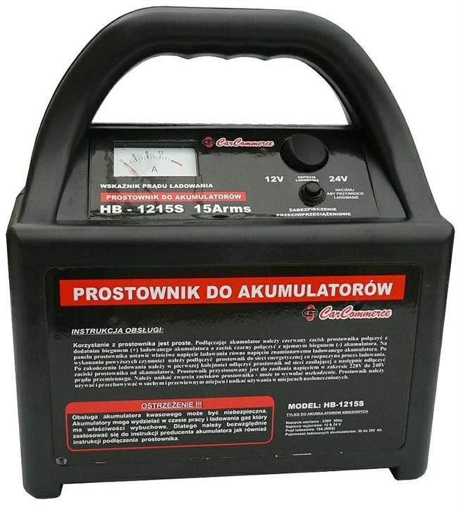 61468 Carcommerce Charger HB-1215S-GS 12V-10.5A, 24V-5.2A 15AMP