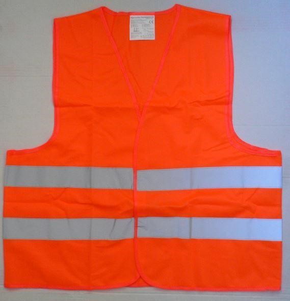 Safety Vest Orange With Ce Carcommerce 42317