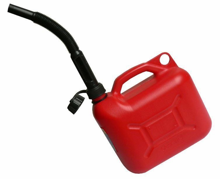 Fuel Can 5L Plastic, Red Carcommerce 42829