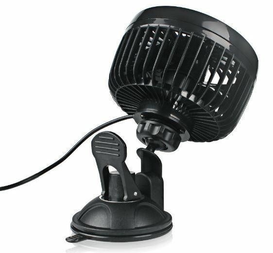 Car fan - "Turbo" -12V 6" - with suction cup Carcommerce 61008