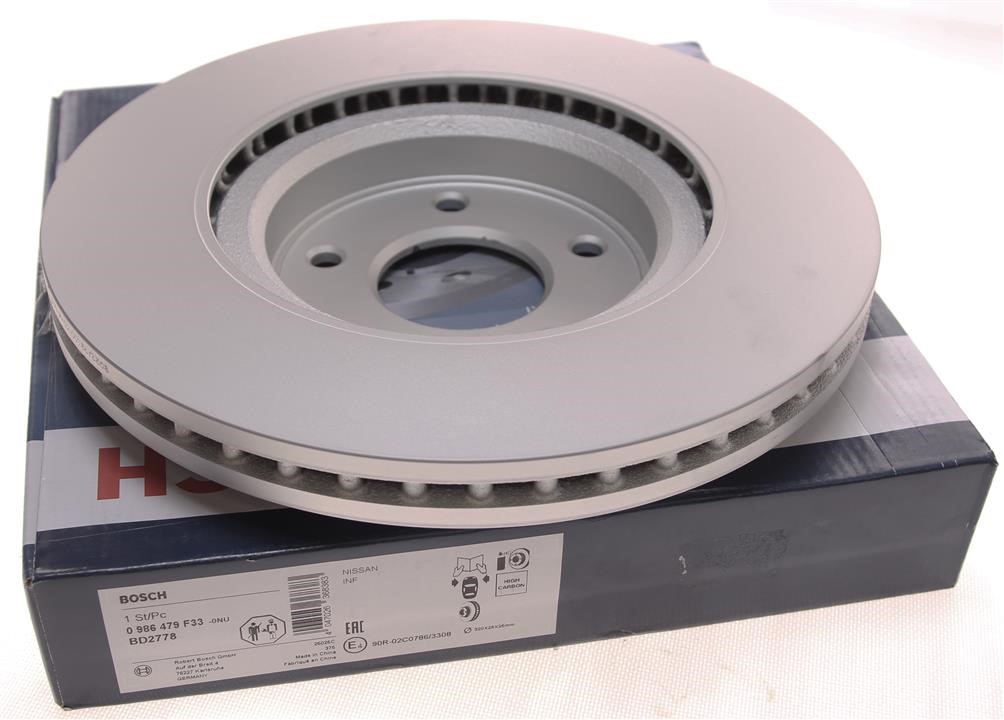 Brake disc Bosch 0 986 479 F33