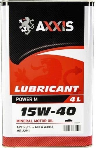 AXXIS 48021043888 Engine oil AXXIS Power M 15W-40, 1L 48021043888