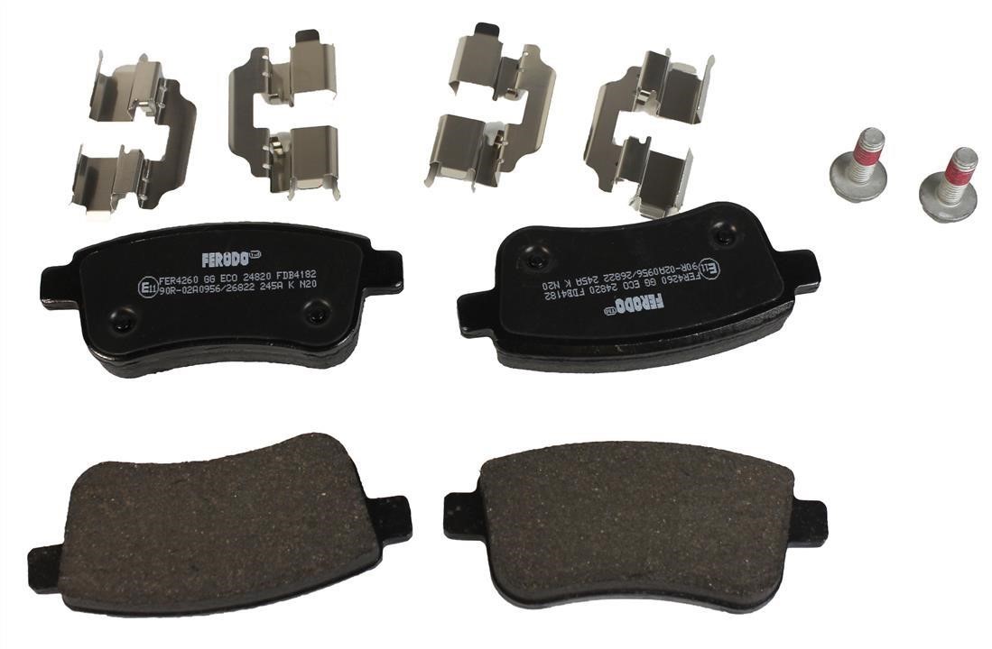 Ferodo FDB4182G FERODO PREMIER disc brake pads, set FDB4182G