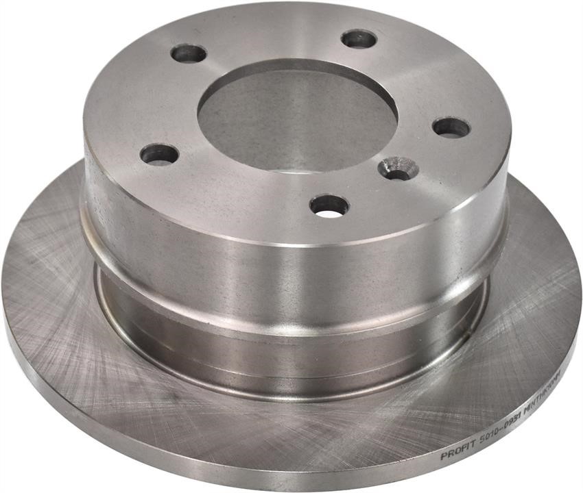 Profit 5010-0931 Rear brake disc, non-ventilated 50100931
