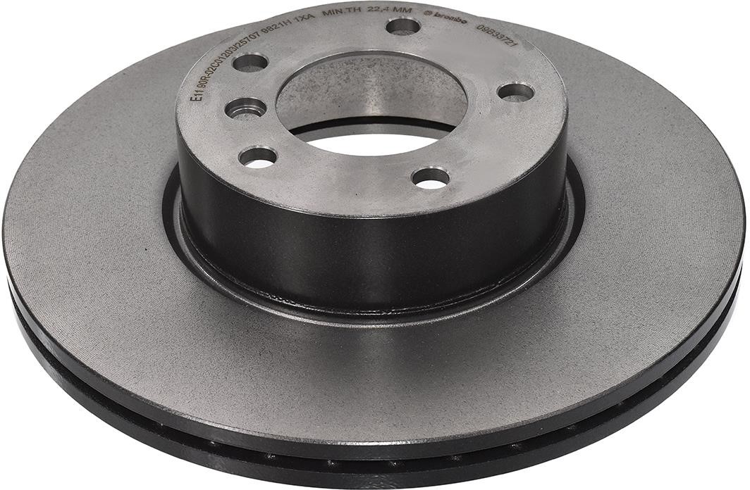 Brembo 09.B337.21 Ventilated disc brake, 1 pcs. 09B33721