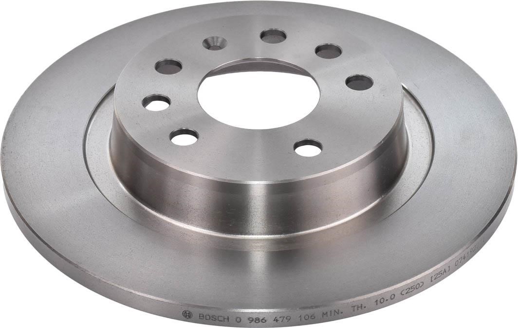 Bosch 0 986 479 106 Rear brake disc, non-ventilated 0986479106