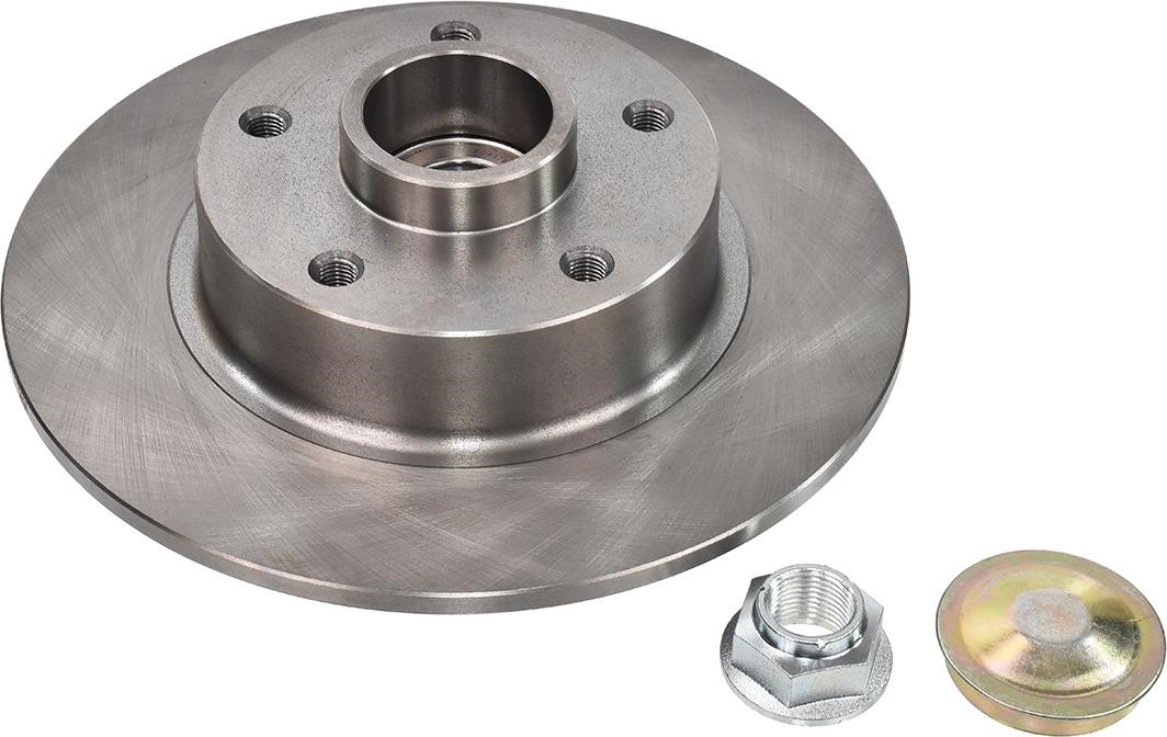 febi 38307 Rear brake disc, non-ventilated 38307