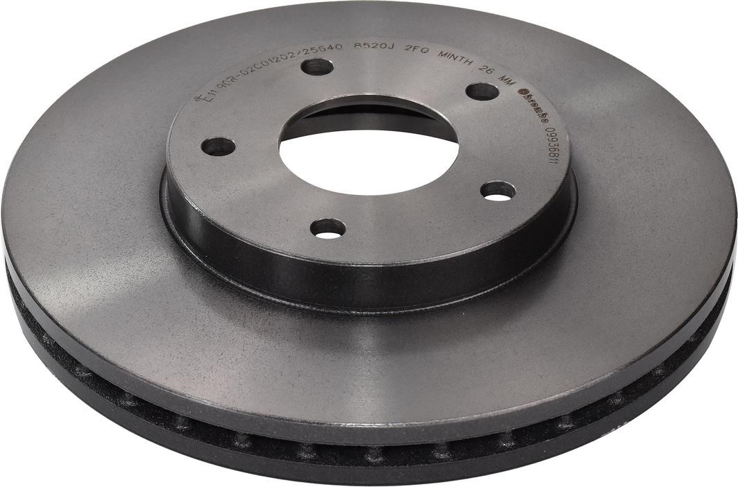 Brembo 09.9368.11 Ventilated disc brake, 1 pcs. 09936811