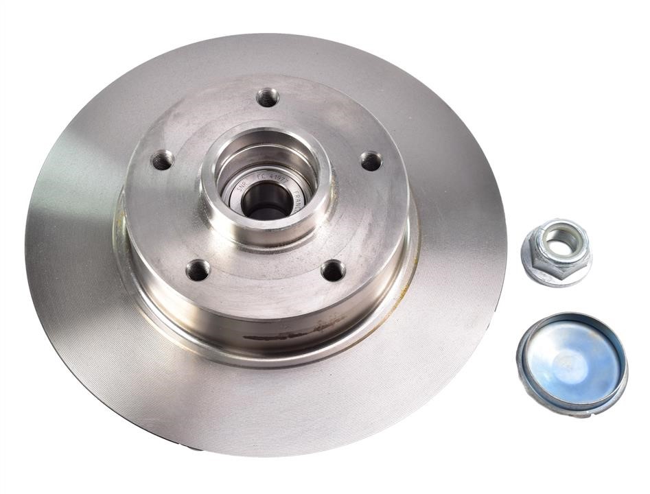 SNR KF155103U Rear brake disc, non-ventilated KF155103U
