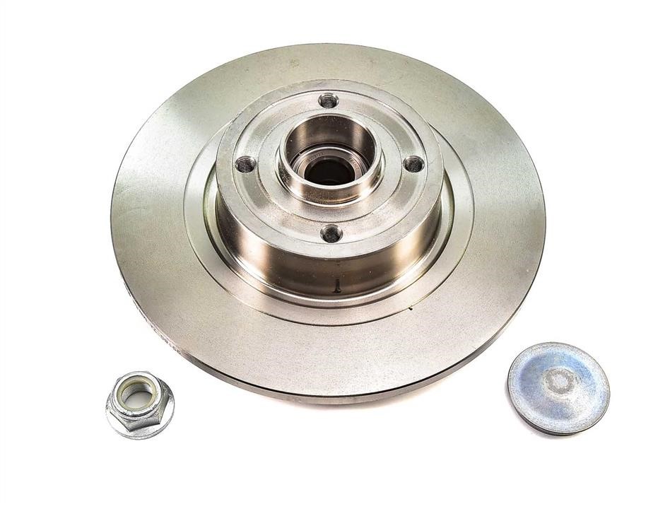 SNR KF15578U Rear brake disc, non-ventilated KF15578U