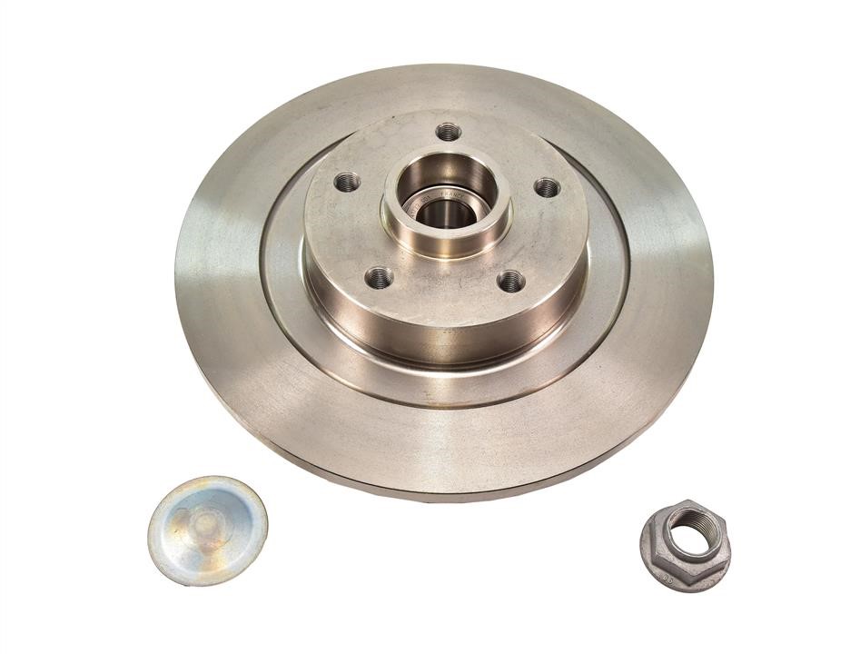 SNR KF15590U Rear brake disc, non-ventilated KF15590U