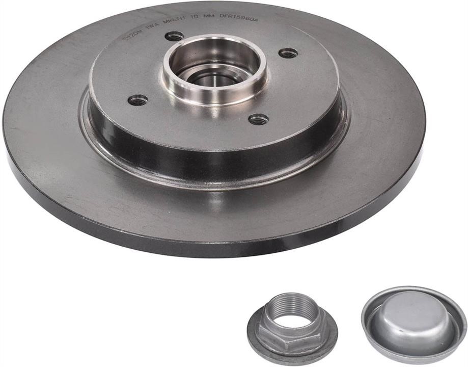 SNR KF15962U Rear brake disc, non-ventilated KF15962U