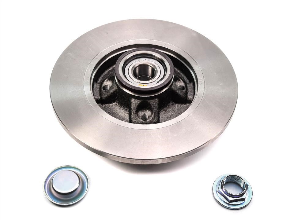 LPR C1015PCA Rear brake disc, non-ventilated C1015PCA