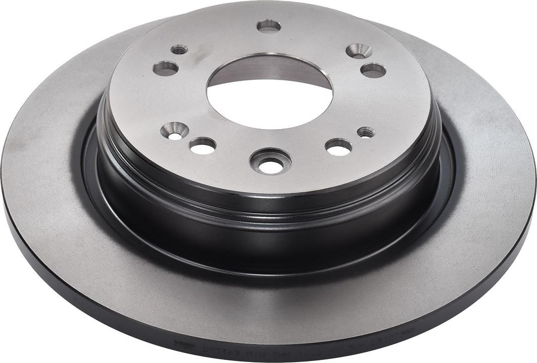 TRW DF7163 Rear brake disc, non-ventilated DF7163